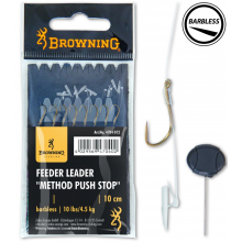 Browning Haczyki z przyponem Feeder Leader Method Push...